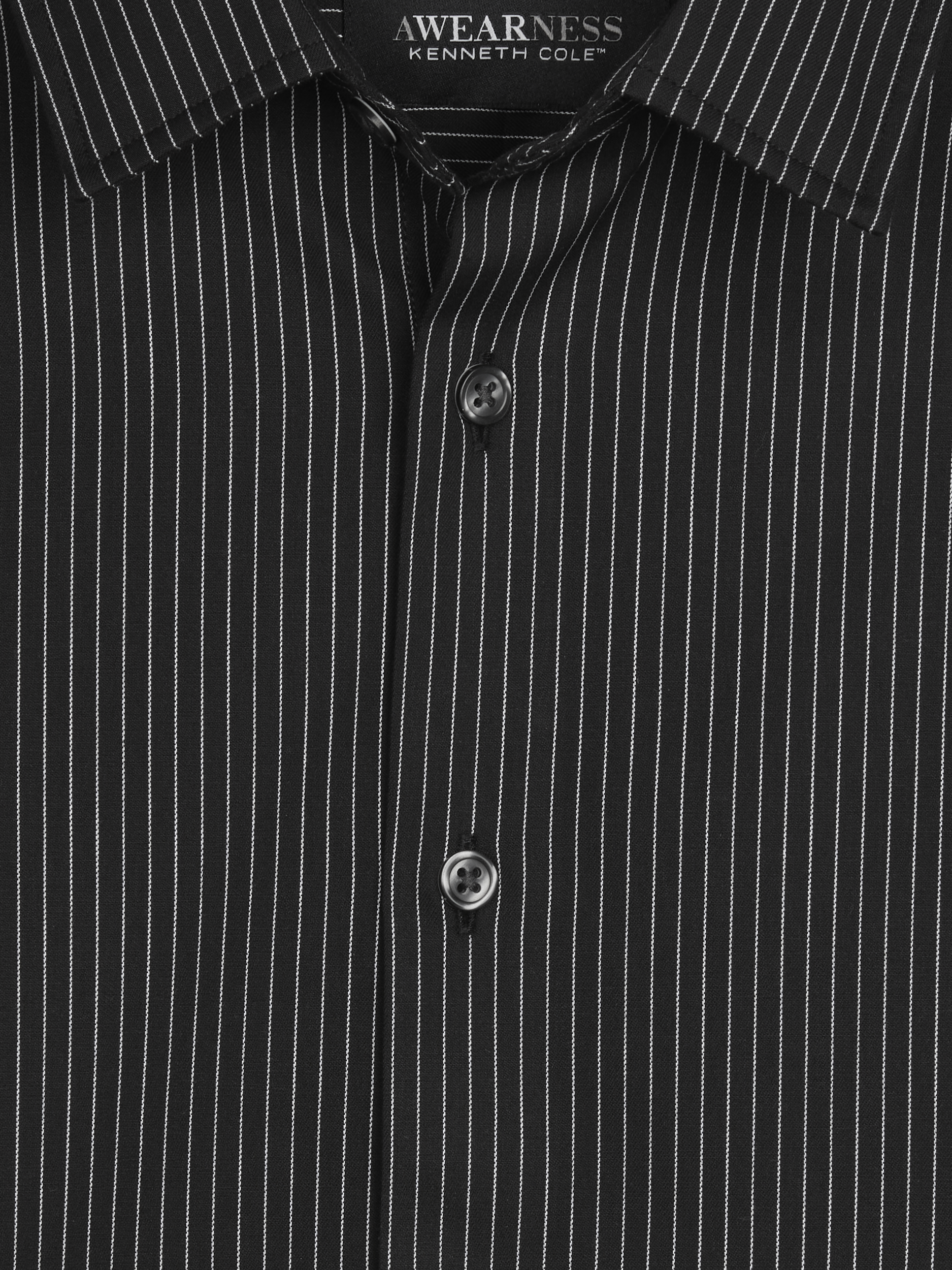 Slim Fit Pinstripe Print Woven Sport Shirt