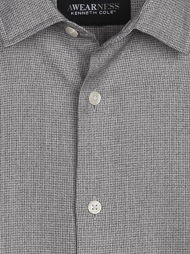 Awearness Kenneth Cole Slim Fit Breathable Button Up Shirt