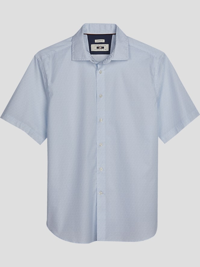 Joseph Abboud Modern Fit Mosaic Dot Button Up Shirt