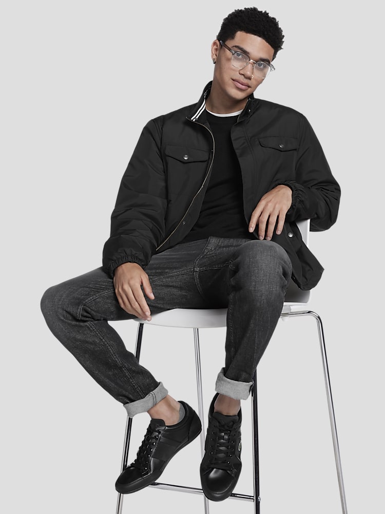 Con.Struct Slim Fit Anti-Odor Stand Collar Field Jacket Con.Struct Slim Fit Anti-Odor Stand Collar Field Jacket