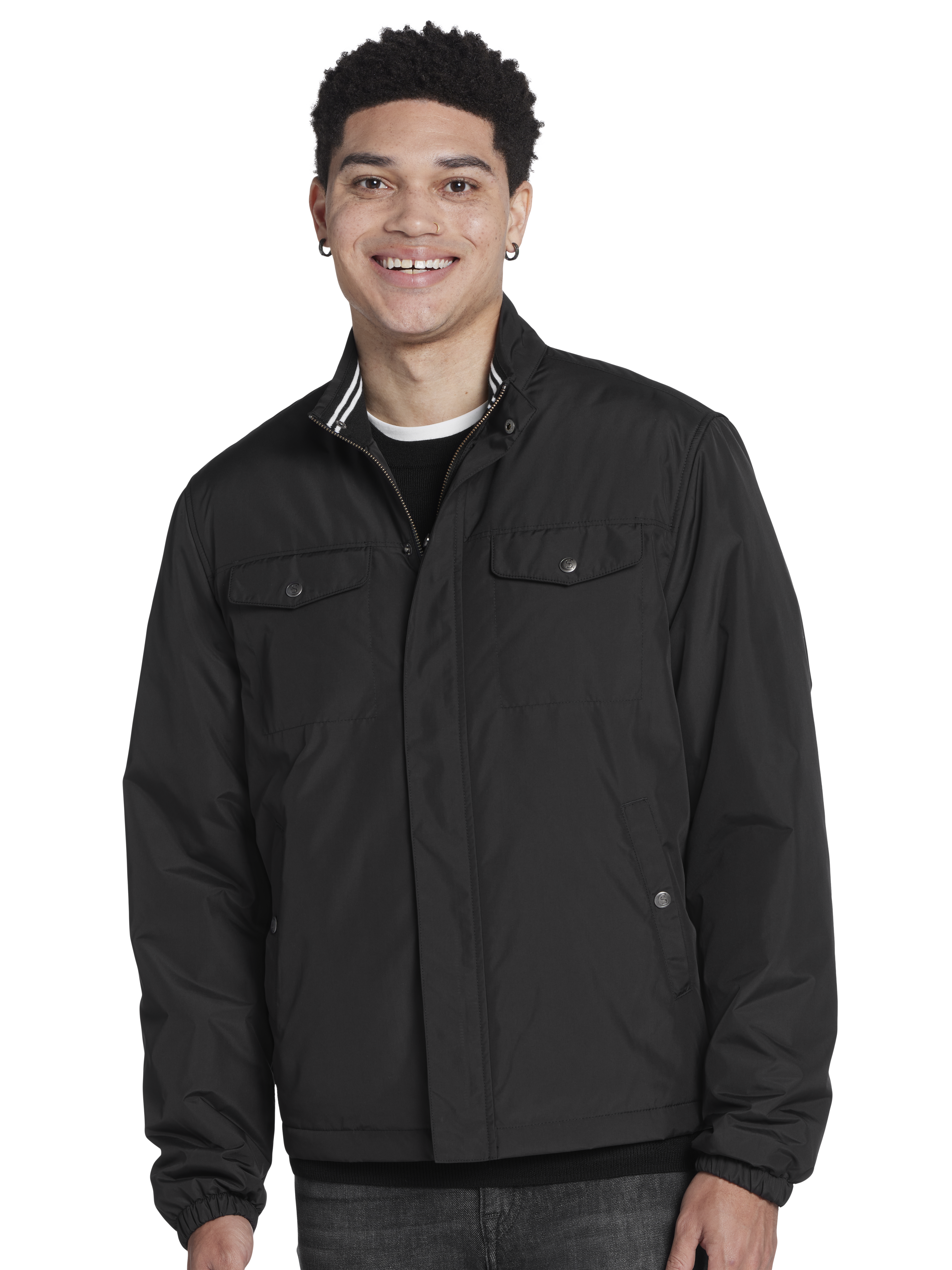 Con.Struct Slim Fit Anti-Odor Stand Collar Field Jacket Con.Struct Slim Fit Anti-Odor Stand Collar Field Jacket