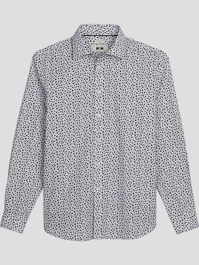 独特の上品 Mini Fit Modern Abboud Joseph Floral Shirt Up Button シャツ+ブラウス(長袖+七分)