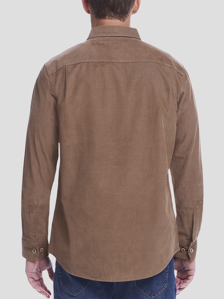 福袋 バースデイ Classic Vintage Weatherproof Fit Button Corduroy Wale Thin トップス