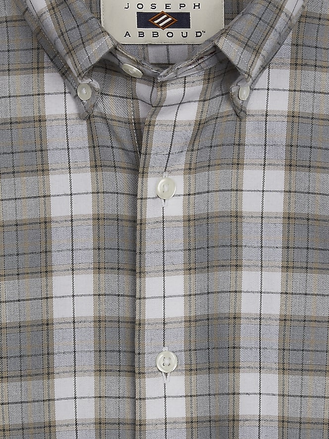 Joseph Abboud Modern Fit Plaid Button Up Shirt