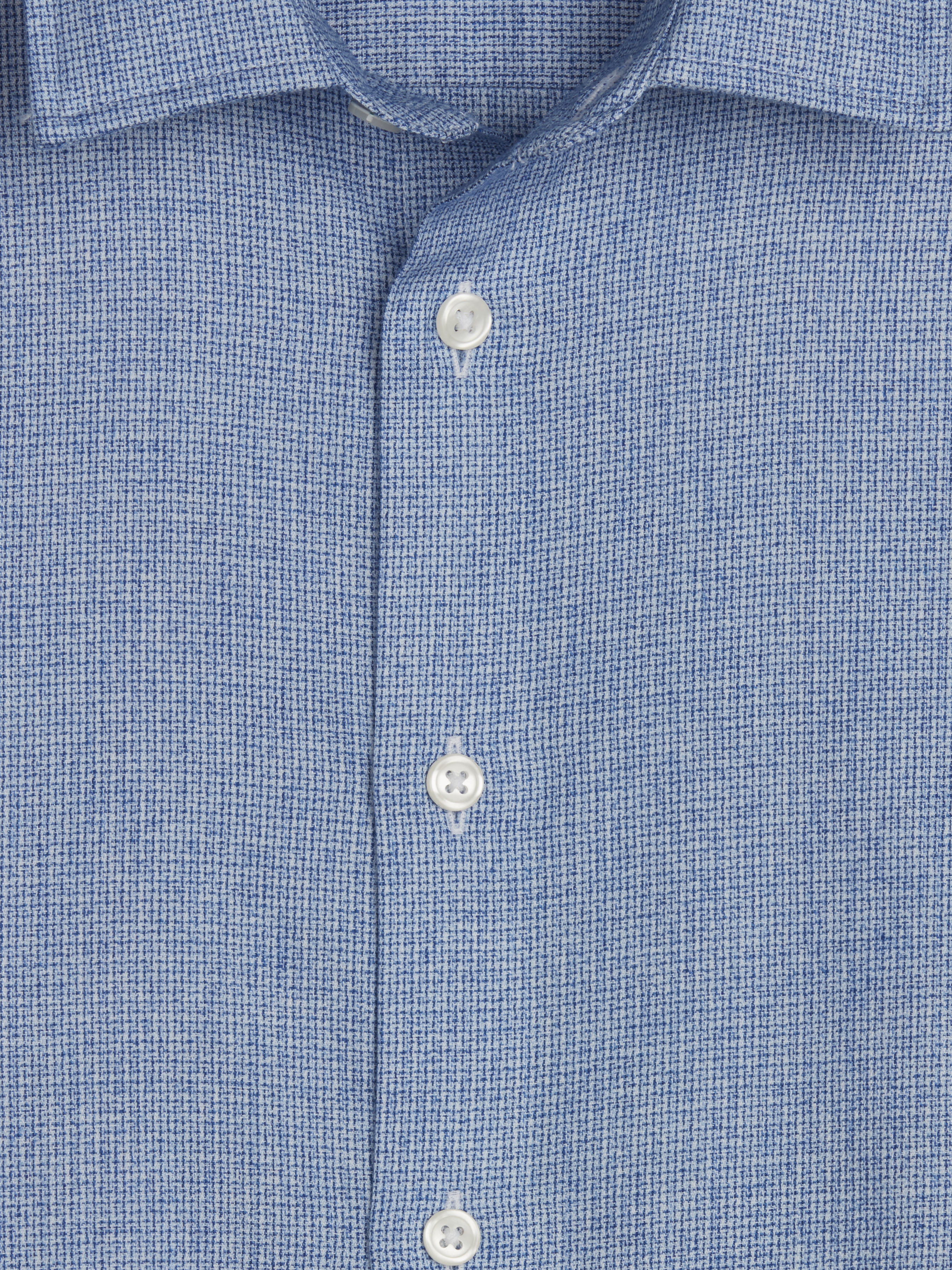 Slim Fit Breathable Collared Button Up Shirt