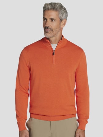 Joseph Abboud Orange Sweaters Men s Wearhouse