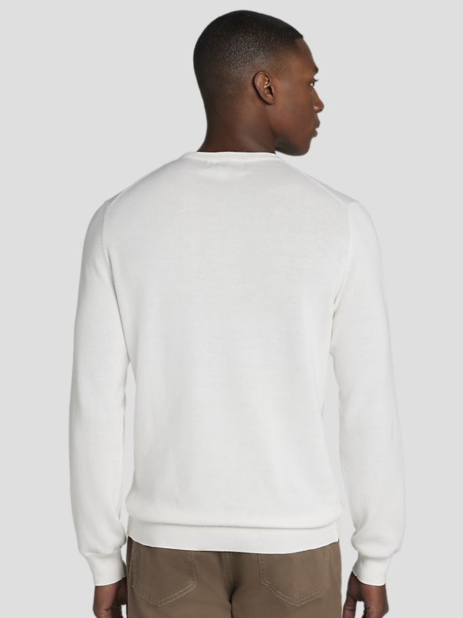 Joseph Abboud Modern Fit Pima Cotton Crewneck Sweater