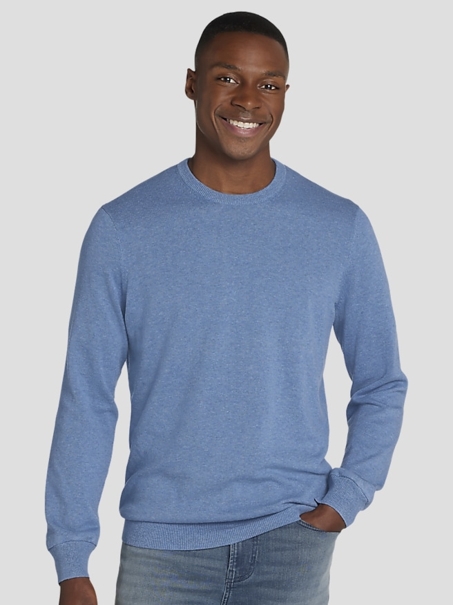 Mens long sleeve sweater shirts online
