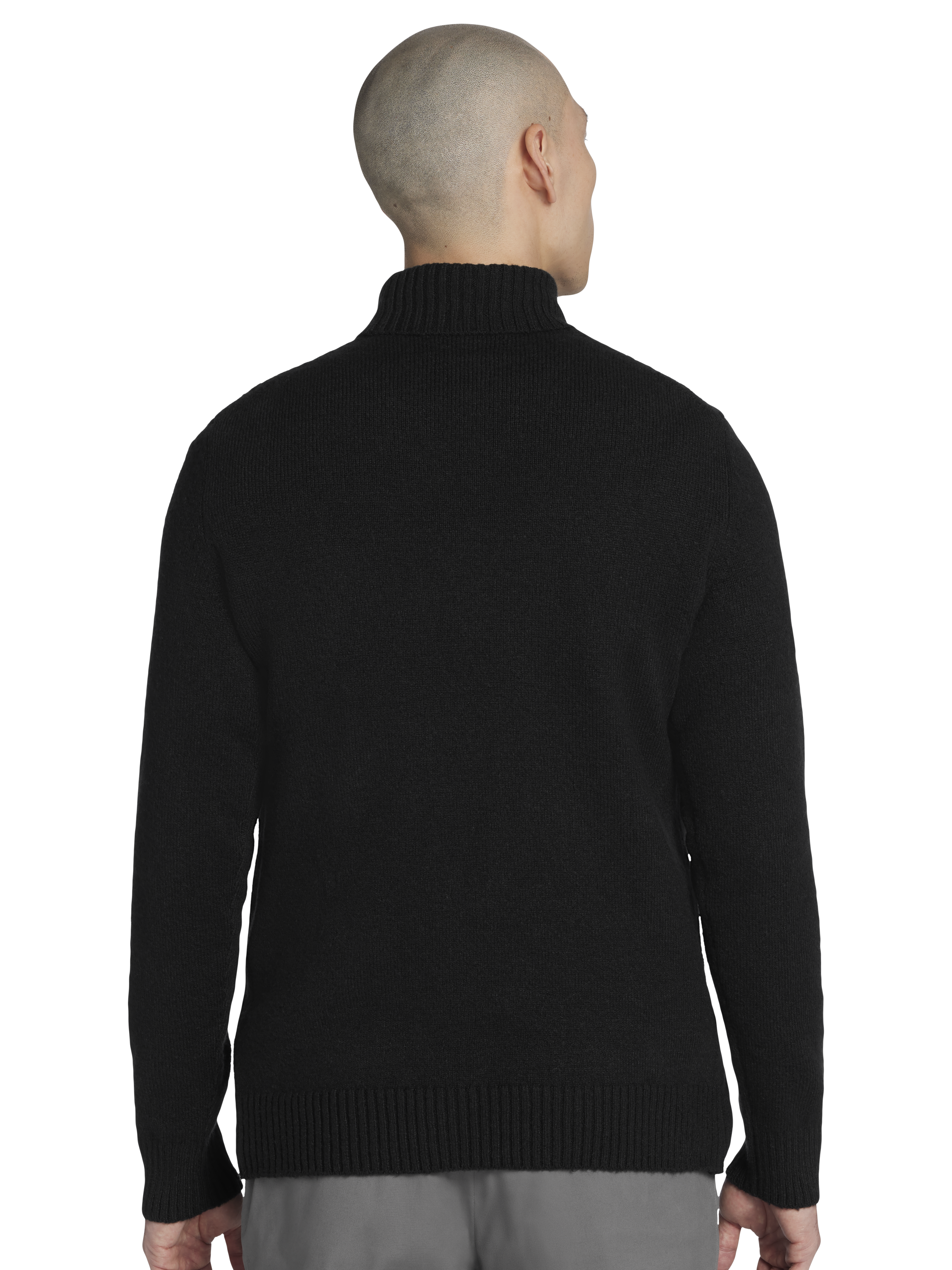 Modern Fit Turtleneck Cable Knit Sweater