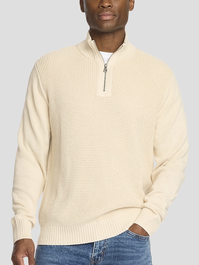 Big And Tall Quarter Zip Sweaters Men s Wearhouse