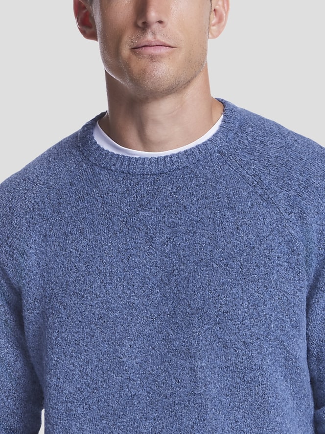 Weatherproof Vintage Classic Fit Boucl&eacute; Crewneck Sweater