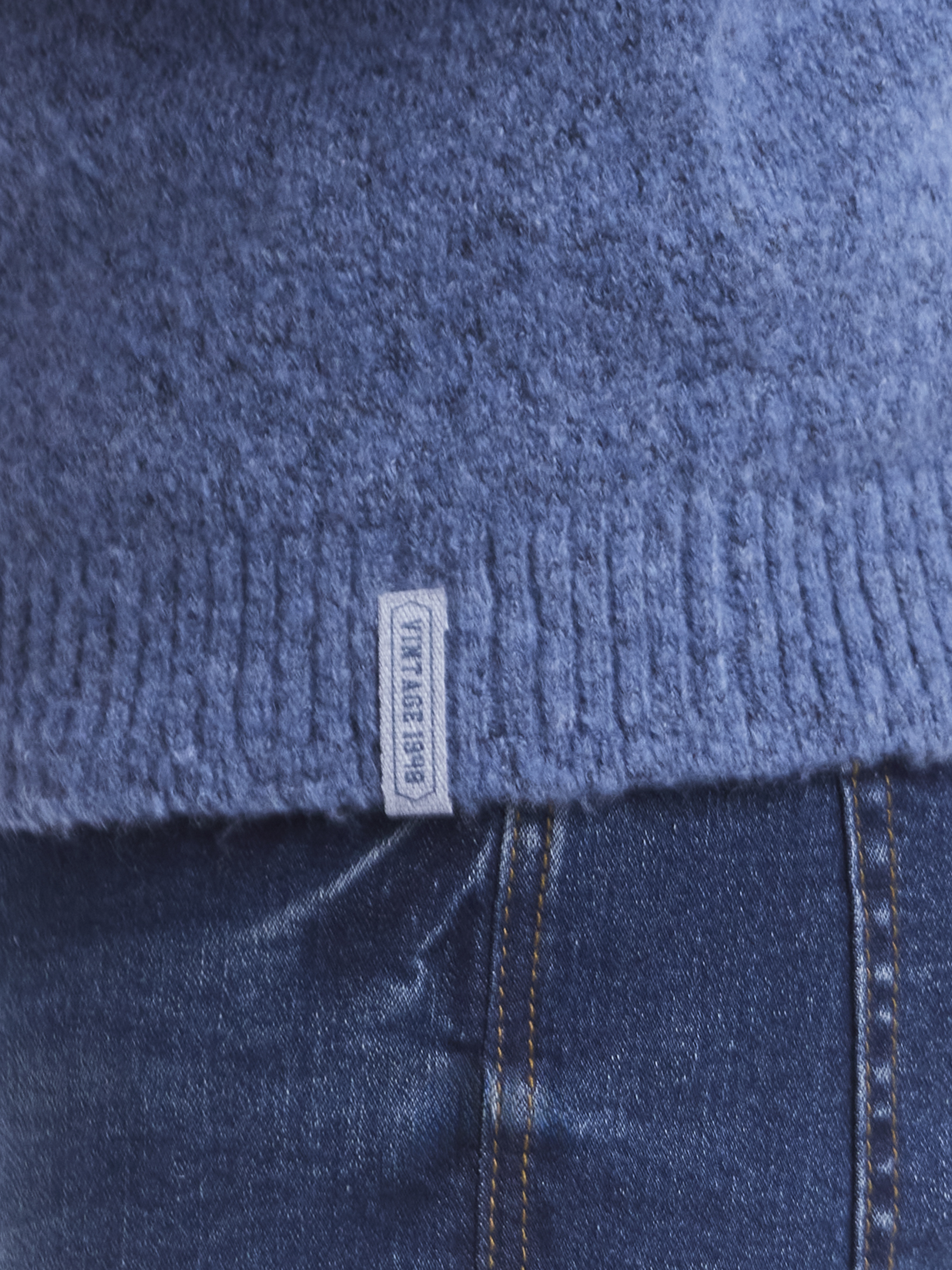 Classic Fit Bouclé Crewneck Sweater