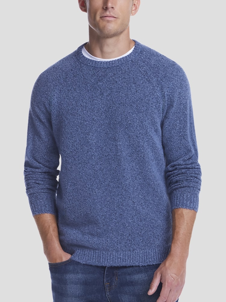 Weatherproof Vintage Classic Fit Boucle Crewneck Sweater Sweaters Men s Wearhouse