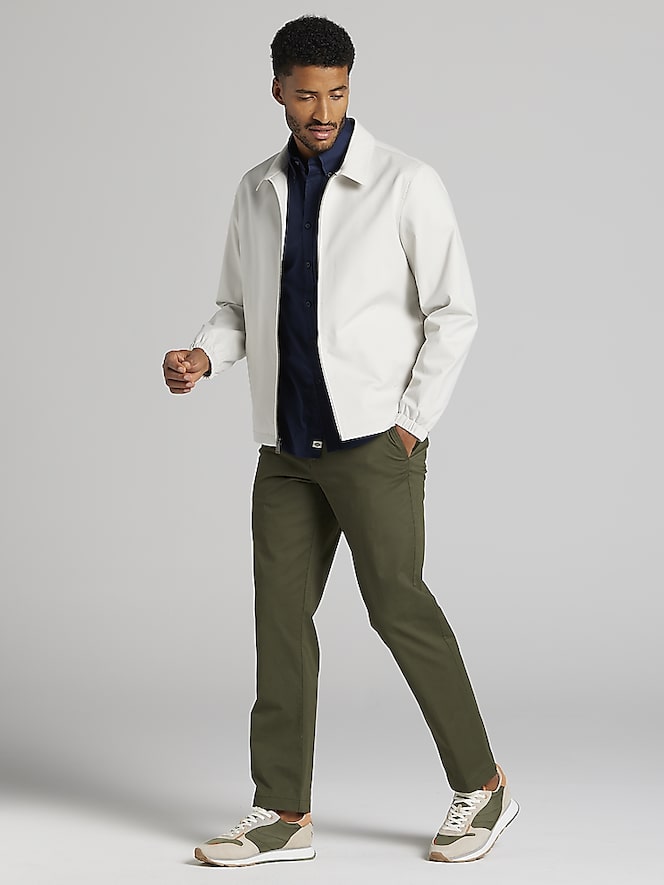 Awearness Kenneth Cole Modern Fit New Tech Knit Zip Bomber Jacket