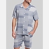 Weatherproof Vintage Classic Fit Short Sleeve Jacquard Camp Shirt