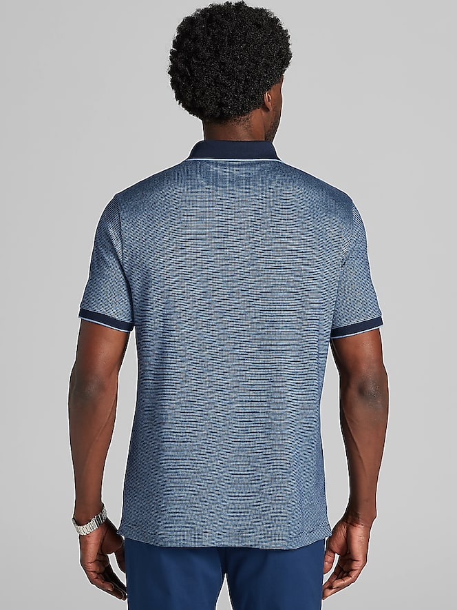 Joseph Abboud Modern Fit Jacquard Polo