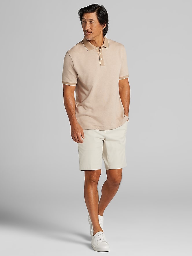 Joseph Abboud Modern Fit Jacquard Polo