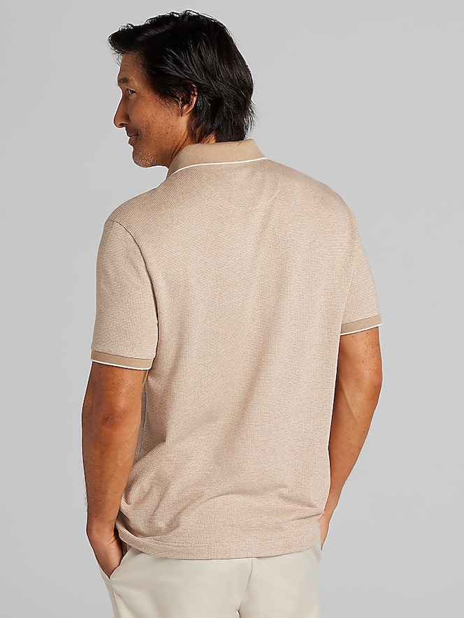 Joseph Abboud Modern Fit Jacquard Polo