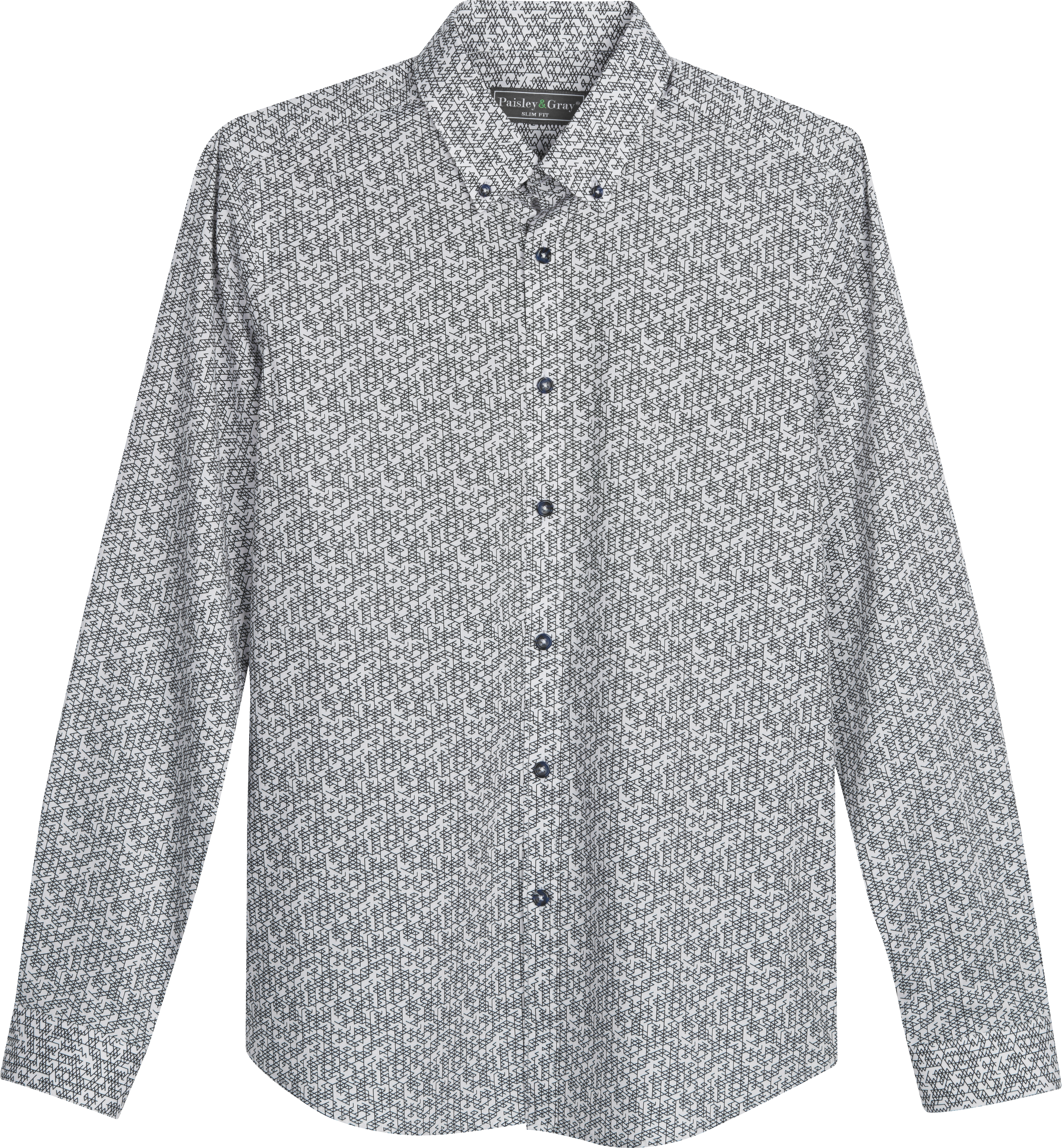 Zig Zag Casual Button Up Shirt