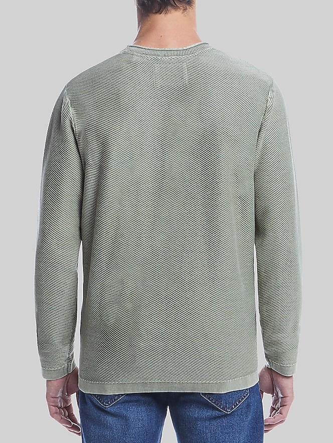 Weatherproof Vintage Classic Fit Twill Stonewash Sweater