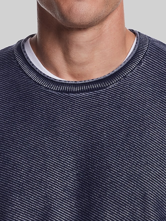 Weatherproof Vintage Twill Stonewash Crewneck Sweater