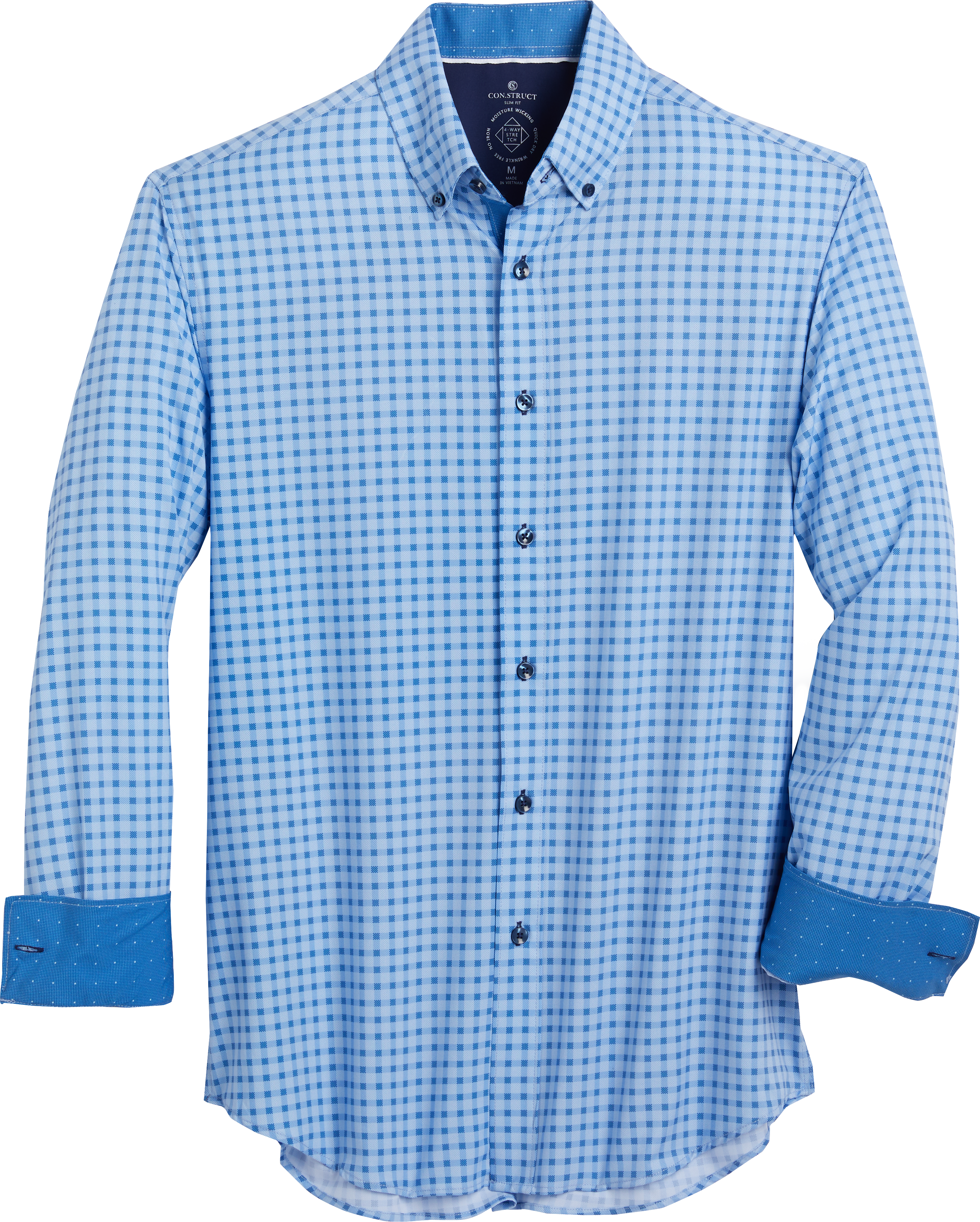 Con.Struct Golf Performance 4-Way Stretch Slim Fit Sport Shirt | Sport  Shirts | Men's Wearhouse