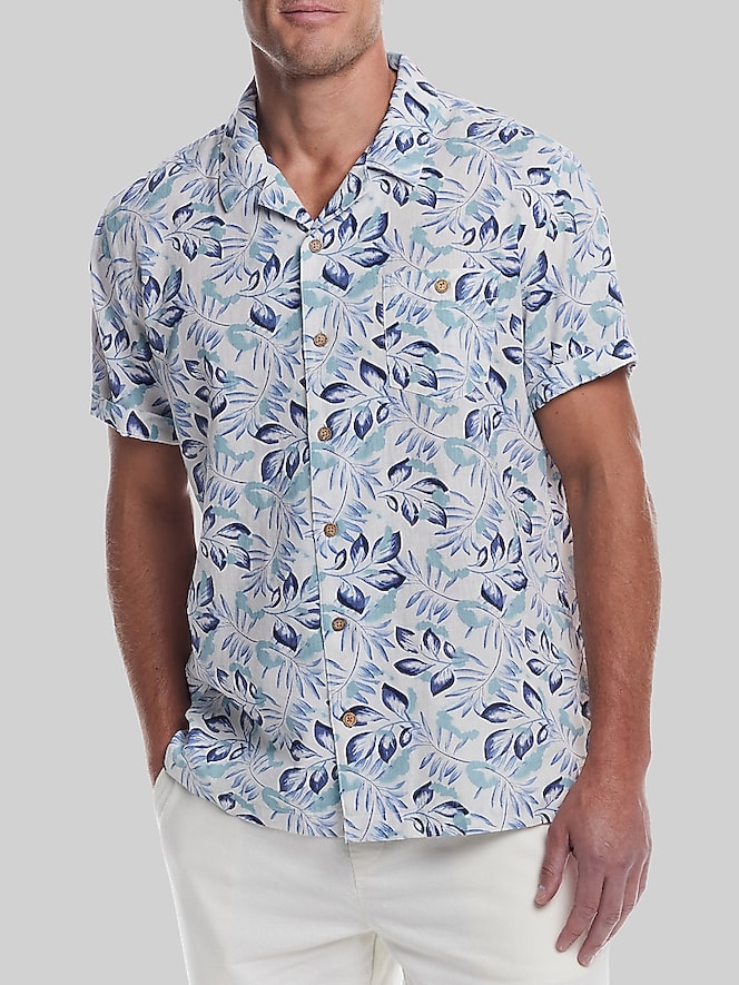 Weatherproof Vintage Classic Fit Short Sleeve Camp Shirt