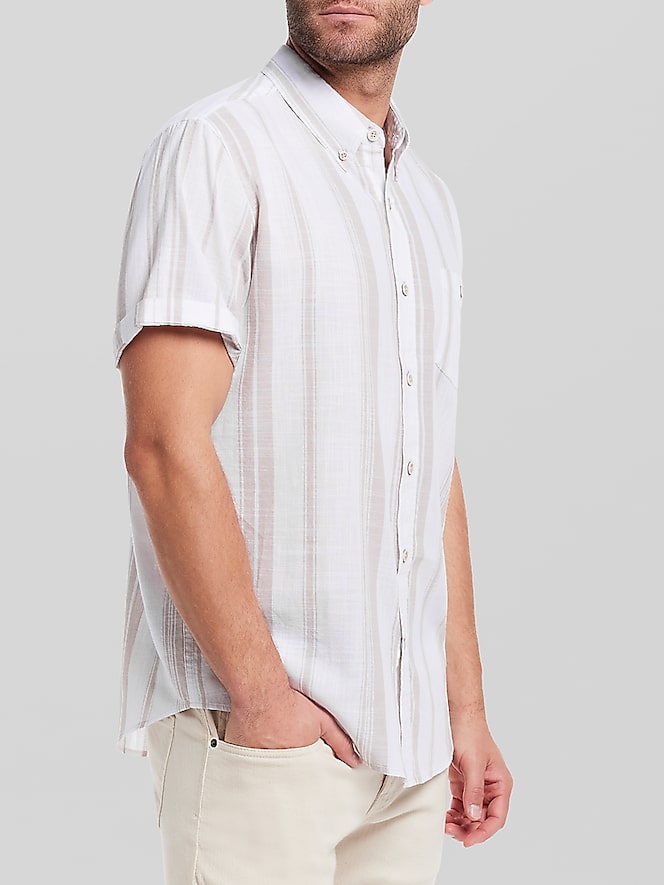 Weatherproof Vintage Classic Fit Short Sleeve Button Up Shirt