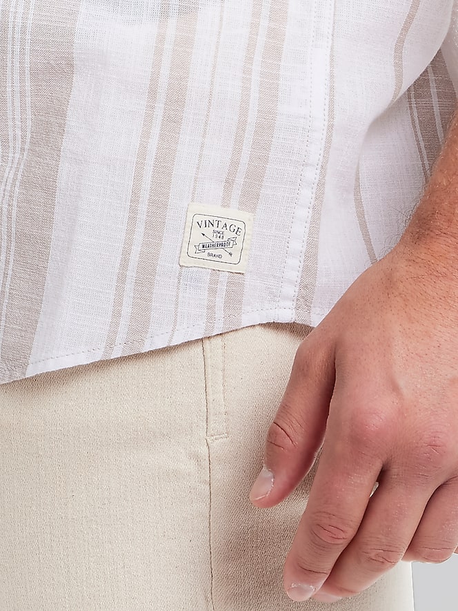 Weatherproof Vintage Classic Fit Short Sleeve Button Up Shirt