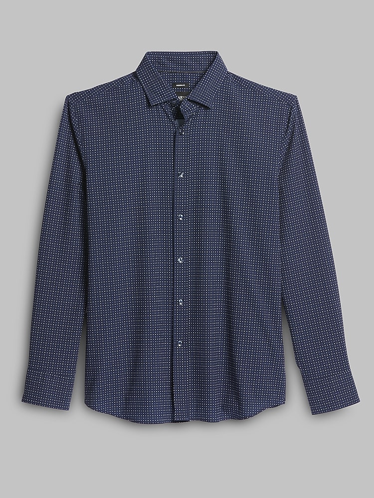 chinese dress ladies Women's Solid Long Sleeve Button Down Office Blouse Dress Shirt (S-3X) main image 0