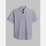 Awearness Kenneth Cole Slim Fit 4-Way Stretch Mini Square Dot Button Up Shirt