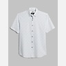 Awearness Kenneth Cole Slim Fit 4-Way Stretch Mini Floral Short Sleeve Button Up Shirt