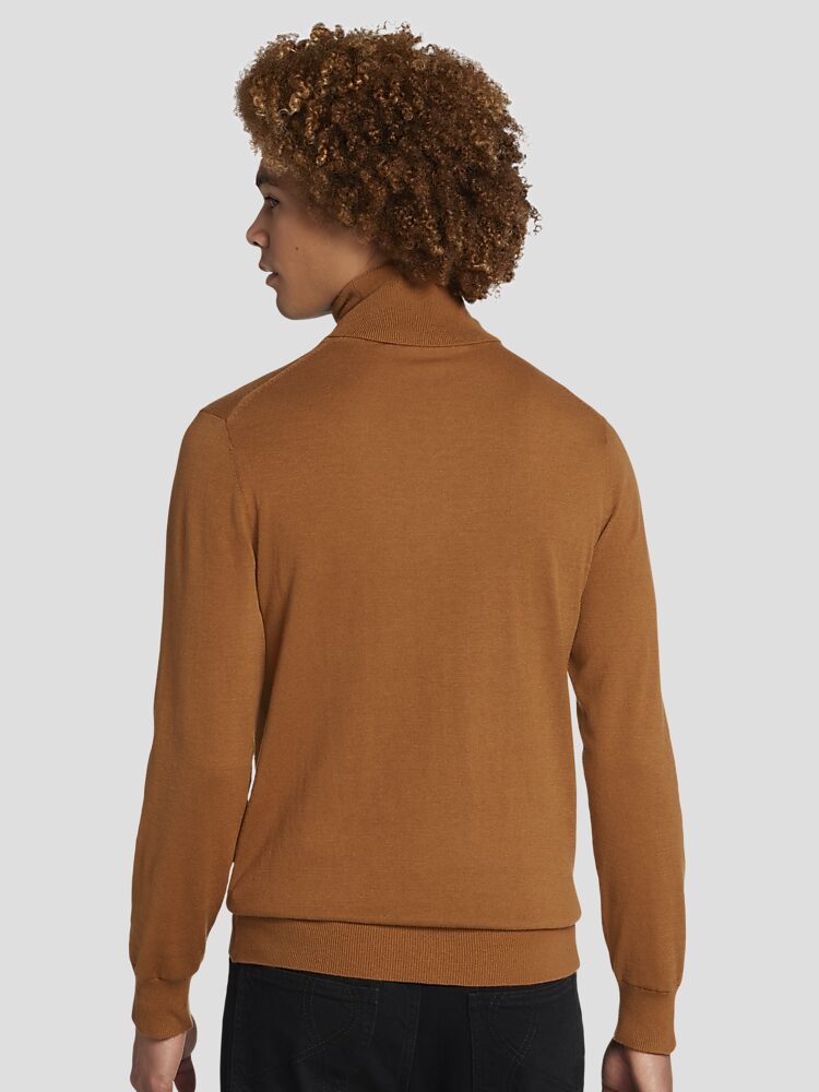 Fine gauge turtleneck sweater hotsell