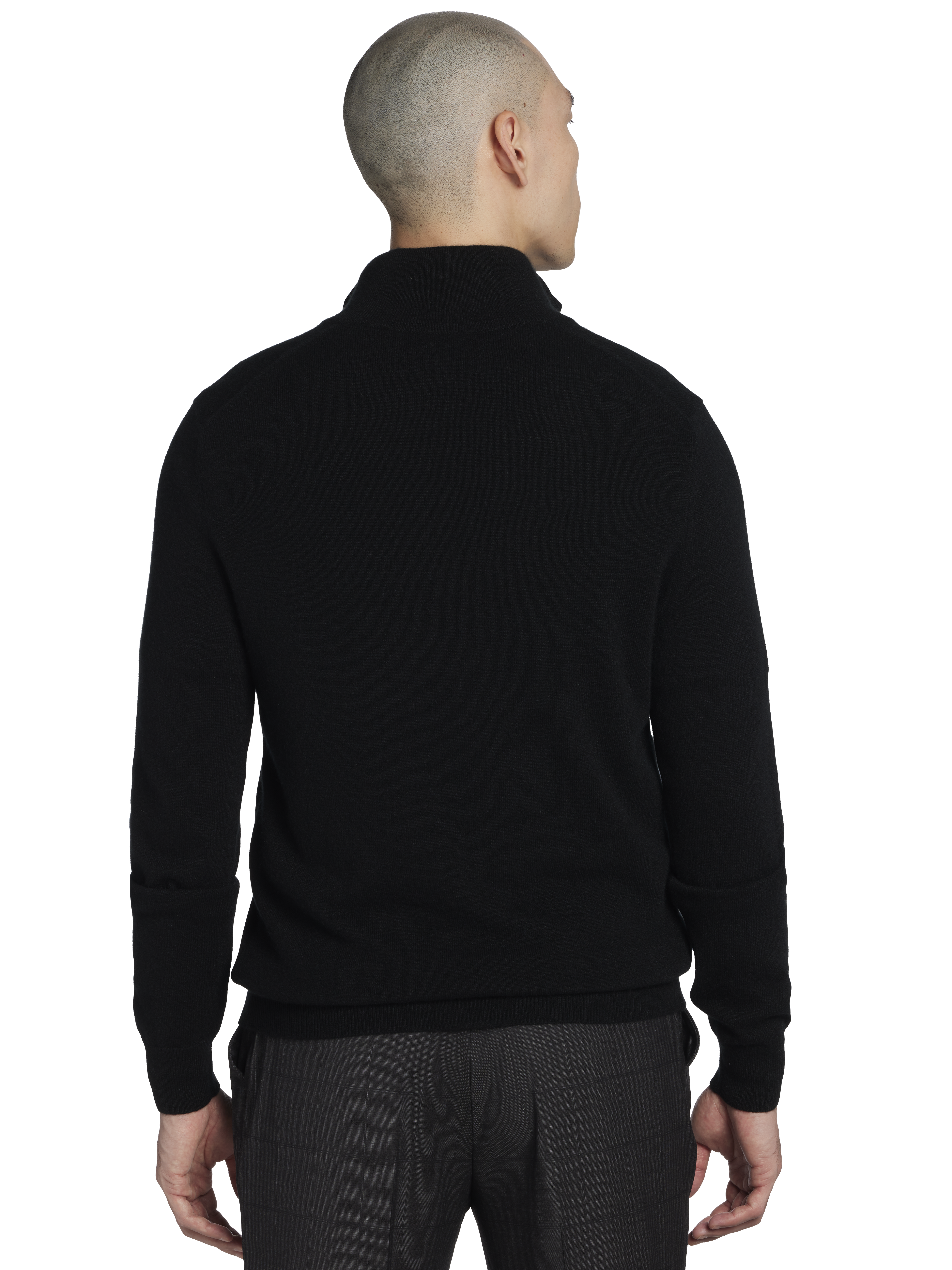 Modern Fit 1/4 Zip Cashmere Sweater