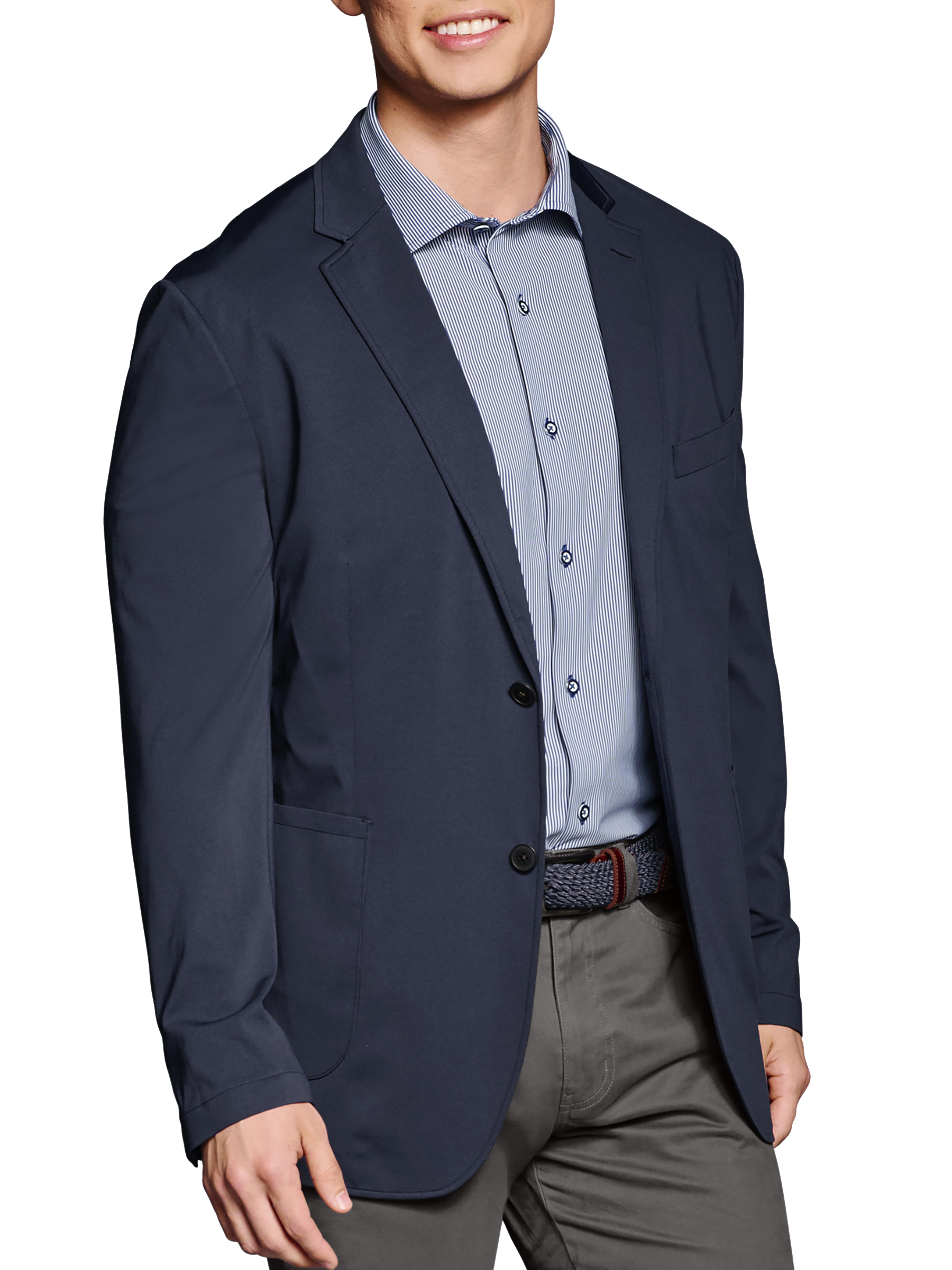 Modern Fit Stretch Knit Blazer