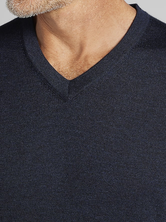 Joseph Abboud Merino Wool V-Neck Sweater