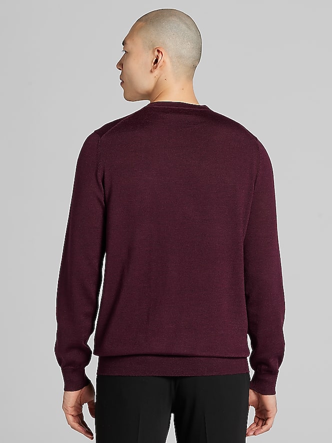 Joseph Abboud Merino Wool V-Neck Sweater
