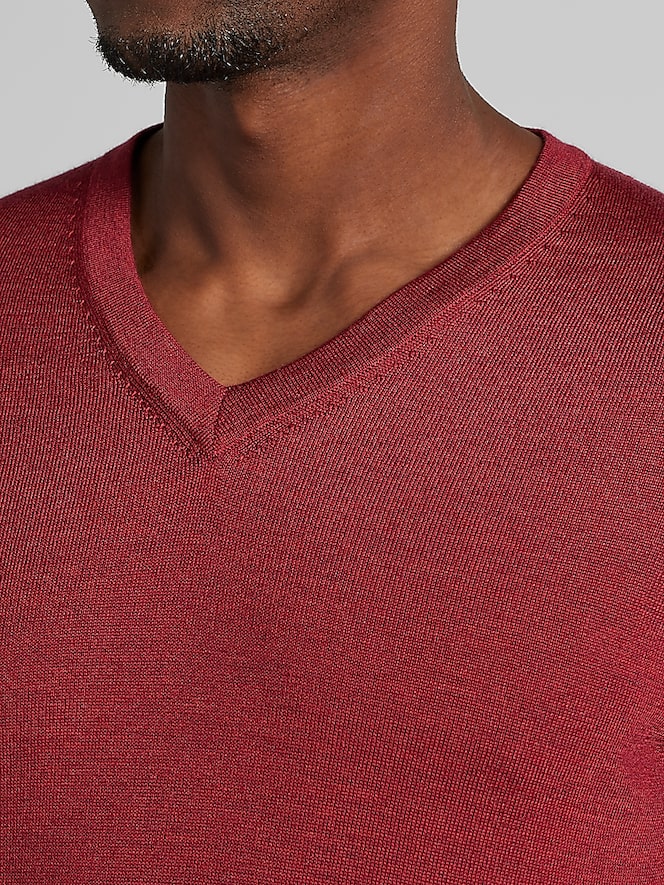 Joseph Abboud Merino Wool V-Neck Sweater