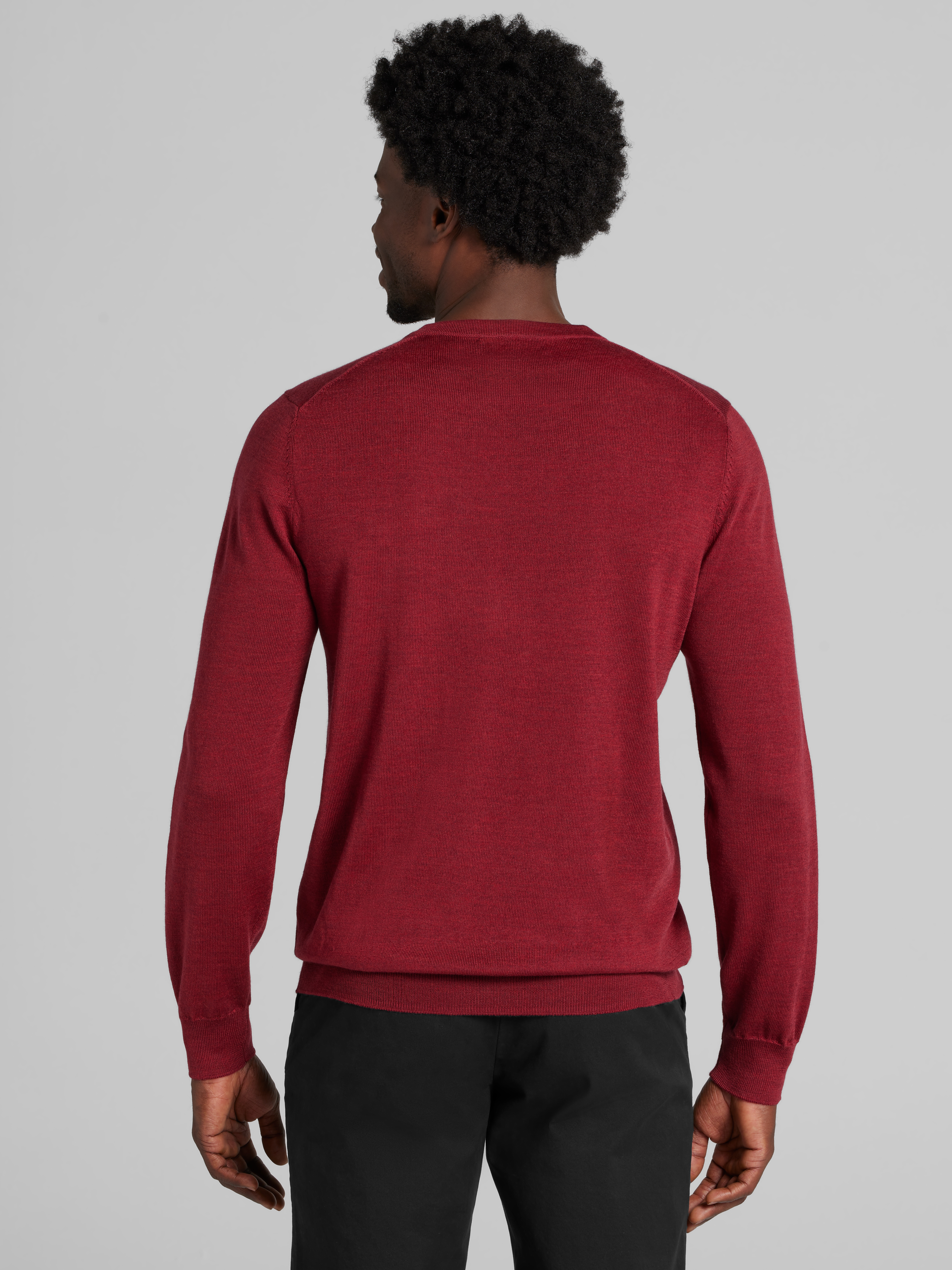 Merino Wool V-Neck Sweater