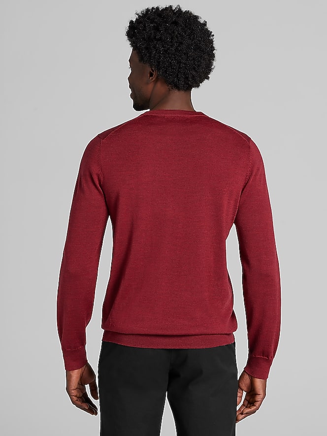 Joseph Abboud Merino Wool V-Neck Sweater