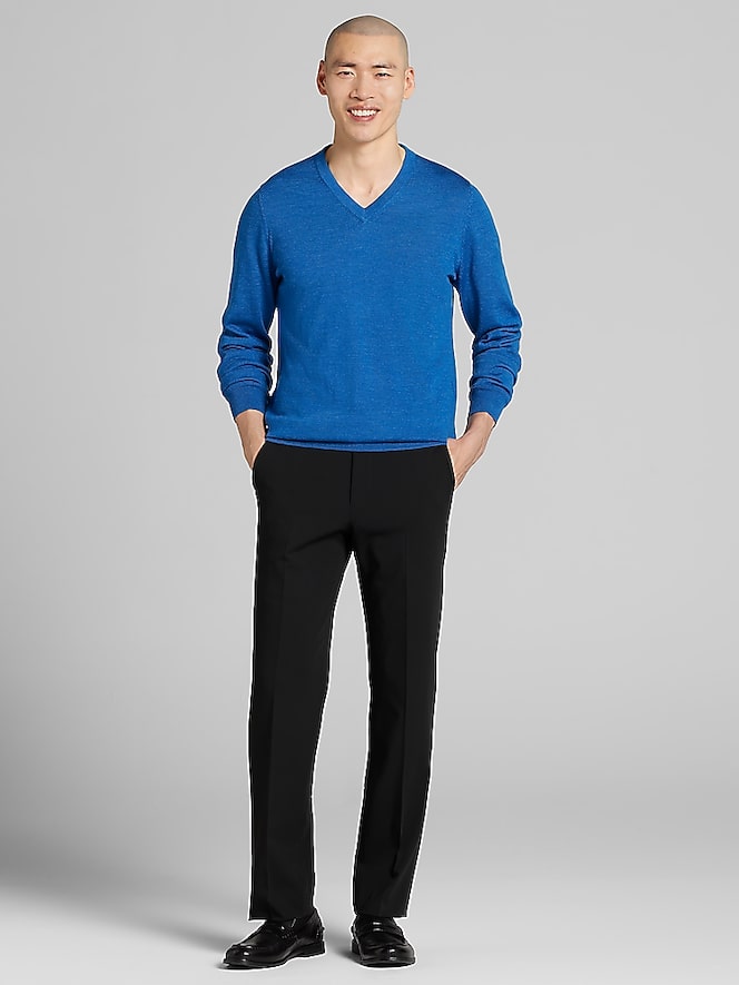 Joseph Abboud Merino Wool V-Neck Sweater