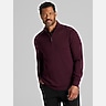 Joseph Abboud Merino Wool Quarter Zip Sweater