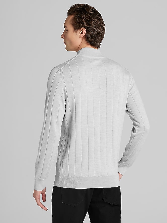 Joseph Abboud Merino Wool Mock Neck Sweater
