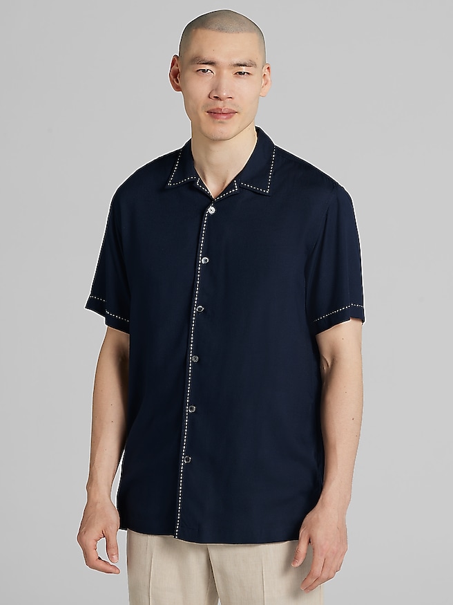 Short Sleeve Tropical Shirts For Men | Men's Wearhouse