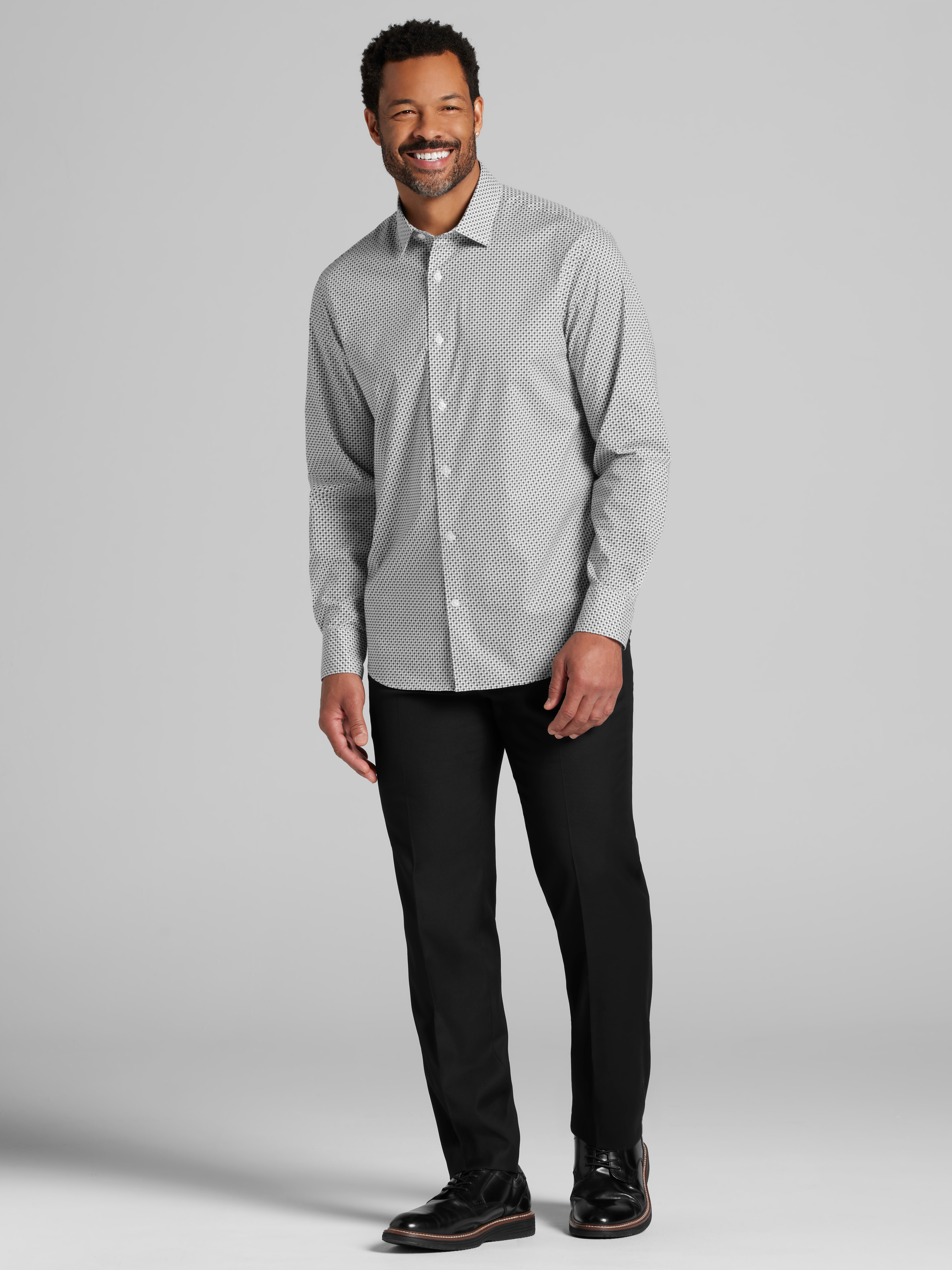 Slim Fit Button Up Shirt