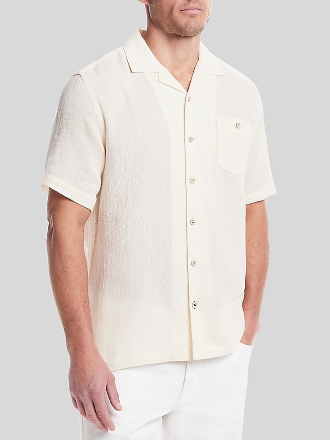 Weatherproof Vintage Classic Fit Short Sleeve Camp Shirt