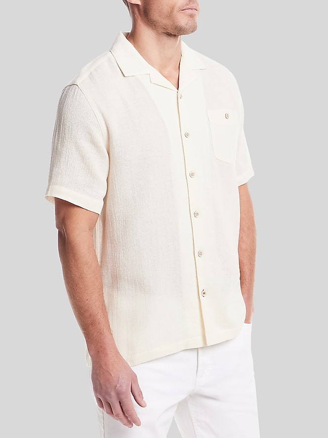 Weatherproof Vintage Classic Fit Short Sleeve Camp Shirt
