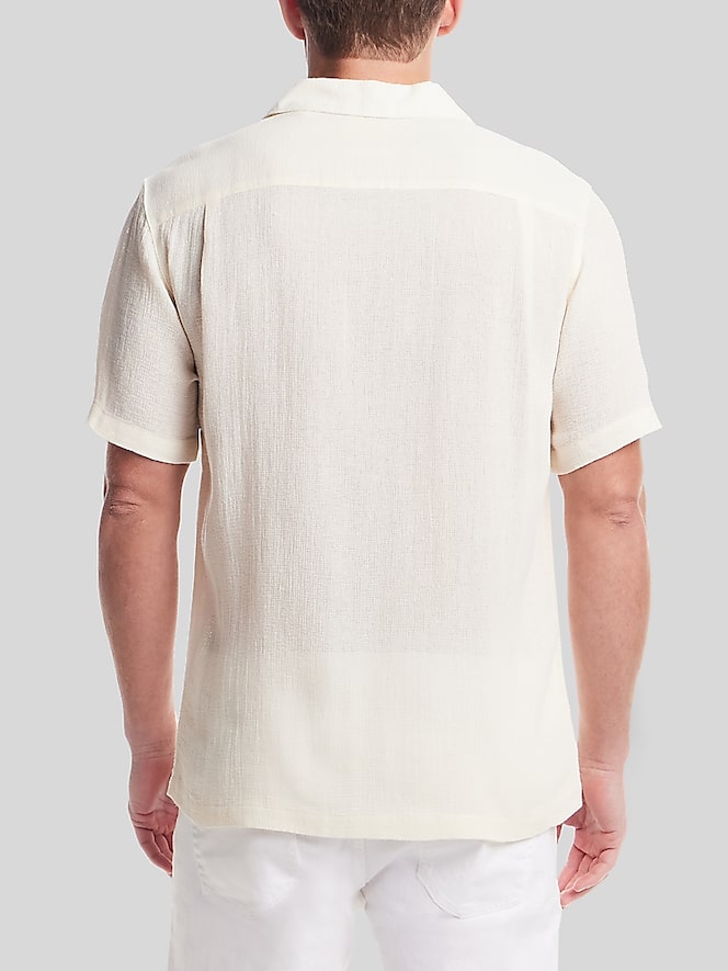 Weatherproof Vintage Classic Fit Short Sleeve Camp Shirt