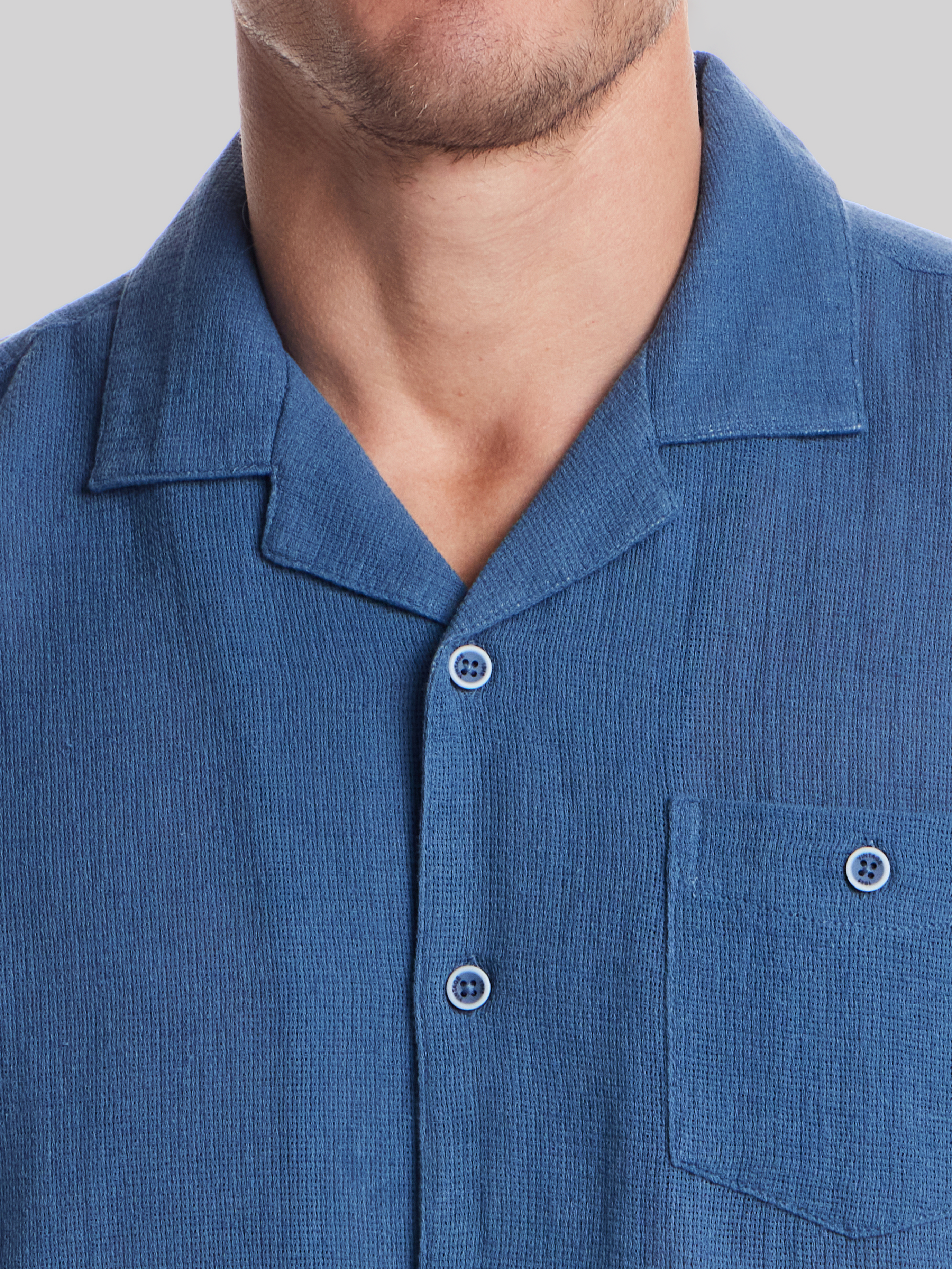 Classic Fit Short Sleeve Camp Shirt
