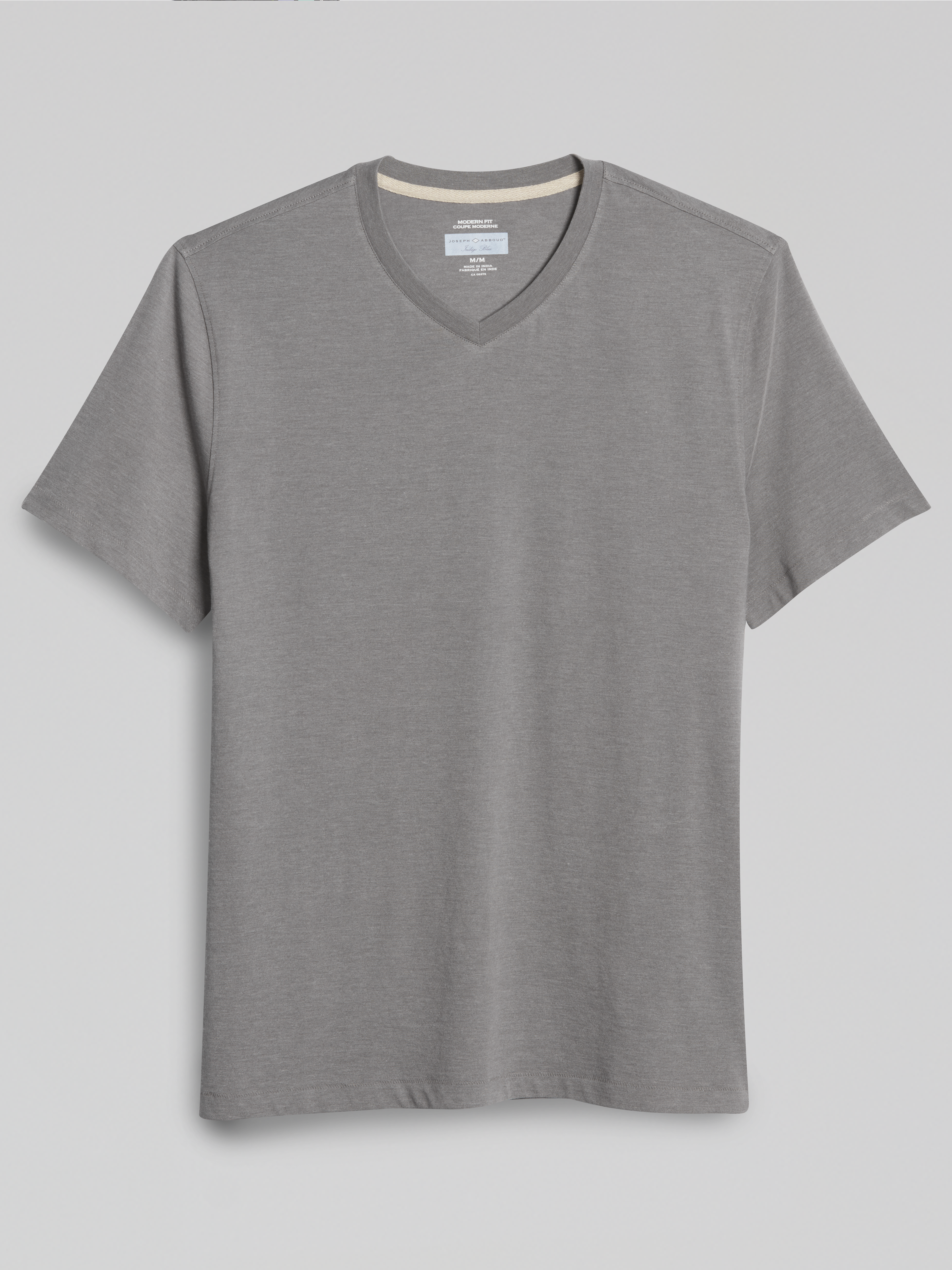 Tシャツ・カットソー HUECLOSET Stripe Collar V-neck Half T-shirt 25KERO475 V Neck T-Shirts | Men's Wearhouse